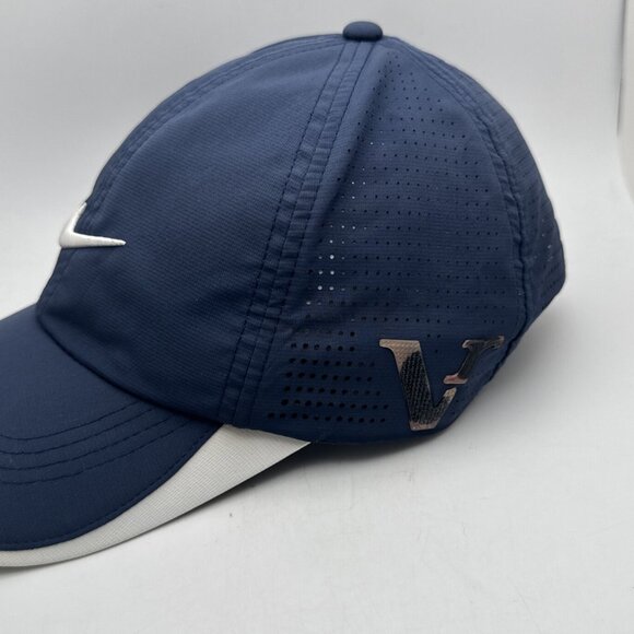 Nike Hat Cap Adjustable Embroidered Swoosh Blue Golf Casual Stretch 20XI - Picture 3 of 7